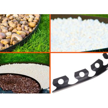 Obrzeże trawnikowe 10m+20 szpilek 60mm